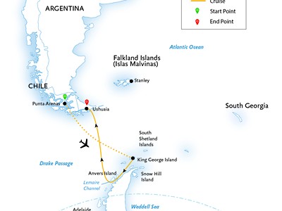Antarctic Express: Fly South, Cruise North (Ocean Explorer)